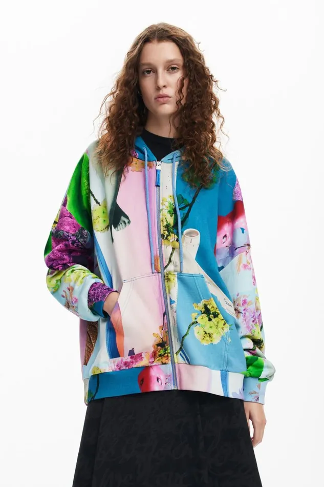 Sweaters Women Desigual Printed Sweatshirt M Christian Lacroix Materialfinishes Sweaters Women Desigual Printed Sweatshirt M Christian Lacroix Materialfinishes
