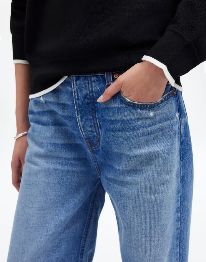 Sweaters Women Madewell Merino Wool Pullover Sweater True Black Combo