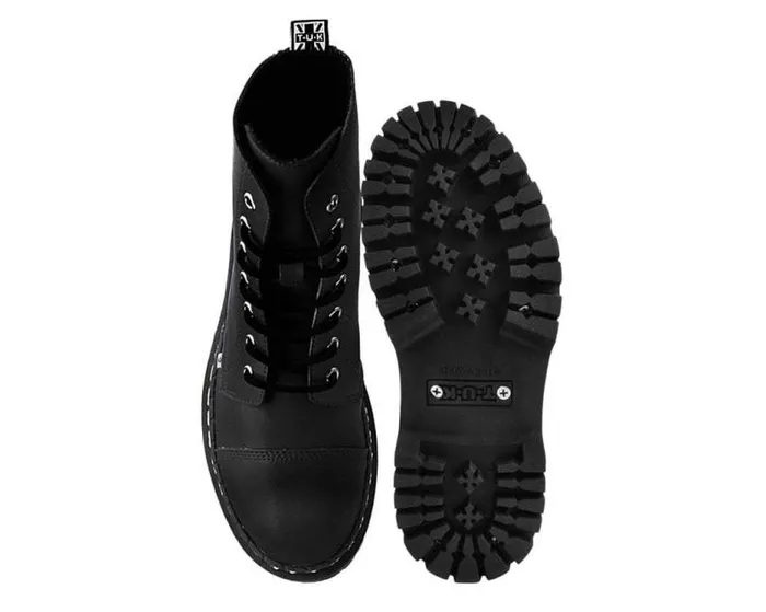 TUK Shoes Boots Men Black 7Eye Double Decker Boot TUK Shoes Boots Men Black 7Eye Double Decker Boot