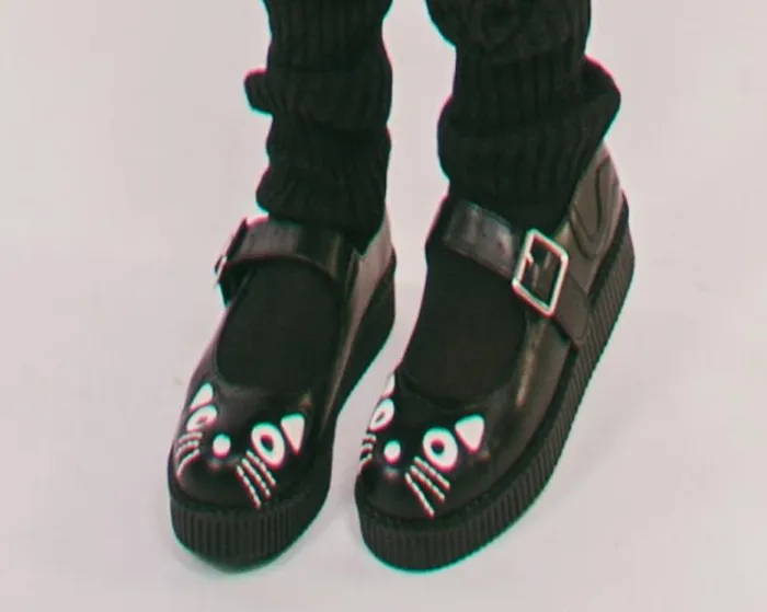 TUK Shoes Kitty Styles Women Black TUKskin Kitty Viva Low Mary Jane TUK Shoes Kitty Styles Women Black TUKskin Kitty Viva Low Mary Jane