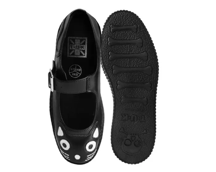 TUK Shoes Kitty Styles Women Black TUKskin Kitty Viva Low Mary Jane TUK Shoes Kitty Styles Women Black TUKskin Kitty Viva Low Mary Jane