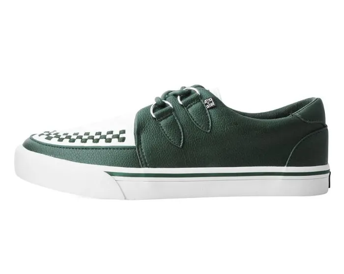 TUK Shoes Sneakers Women Dark Cedar and White 2Ring Creeper Sneaker TUK Shoes Sneakers Women Dark Cedar and White 2Ring Creeper Sneaker