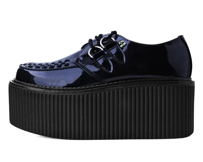 TUK Shoes Vegan Women Black Patent Classic Stratocreeper TUK Shoes Vegan Women Black Patent Classic Stratocreeper