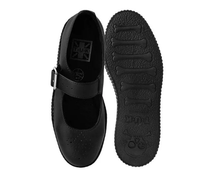 TUK Shoes Vegan Women Black TUKskin Viva Low Mary Jane TUK Shoes Vegan Women Black TUKskin Viva Low Mary Jane