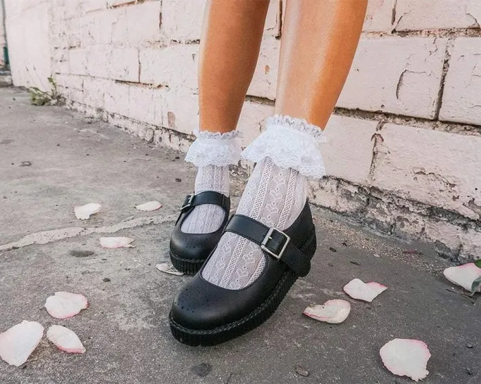 TUK Shoes Vegan Women Black TUKskin Viva Low Mary Jane TUK Shoes Vegan Women Black TUKskin Viva Low Mary Jane