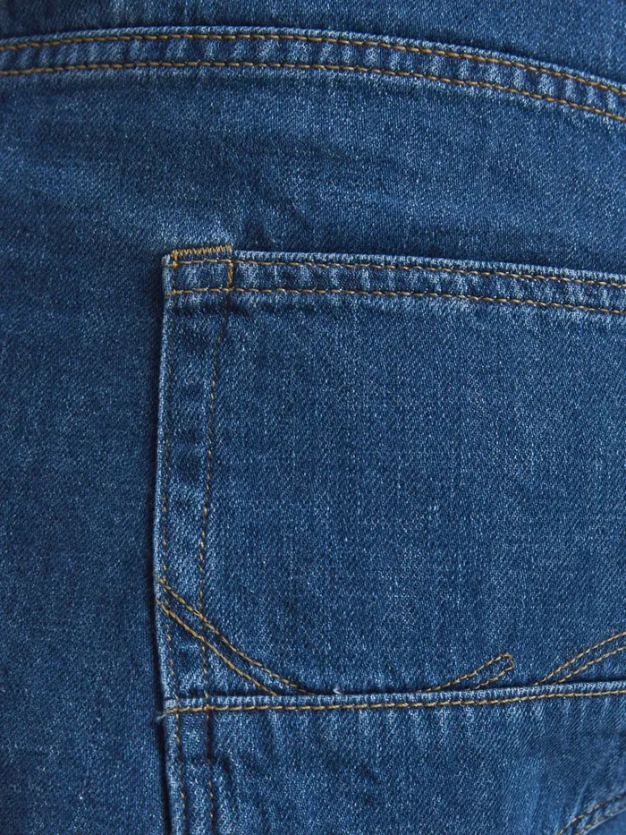 Tapered Jeans JACK and JONES Mens FRANK LEEN AM 236 TAPERED FIT JEANS Blue Blue Denim