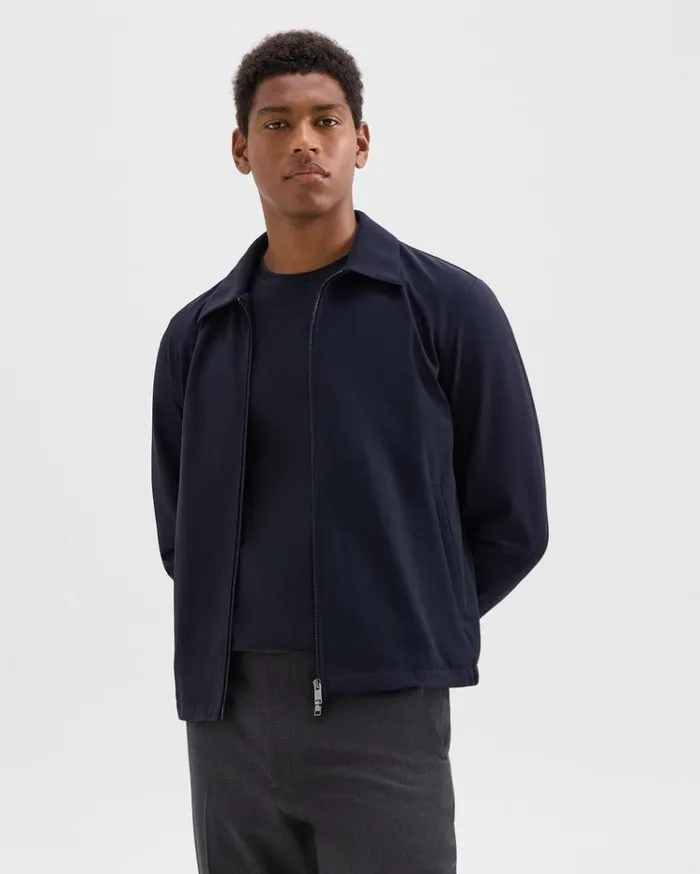 Theory Brody Jacket In Precision Ponte Baltic Men Blazers Jackets Theory Brody Jacket In Precision Ponte Baltic Men Blazers Jackets
