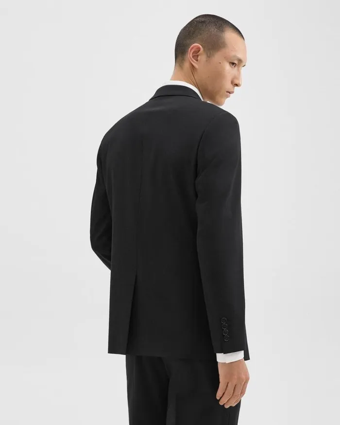 Theory Chambers Blazer In Stretch Wool Black Men Blazers Jackets Theory Chambers Blazer In Stretch Wool Black Men Blazers Jackets