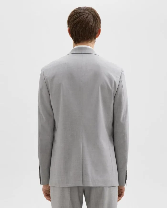 Theory Chambers Blazer In Stretch Wool Vapor Melange Men Blazers Jackets Theory Chambers Blazer In Stretch Wool Vapor Melange Men Blazers Jackets