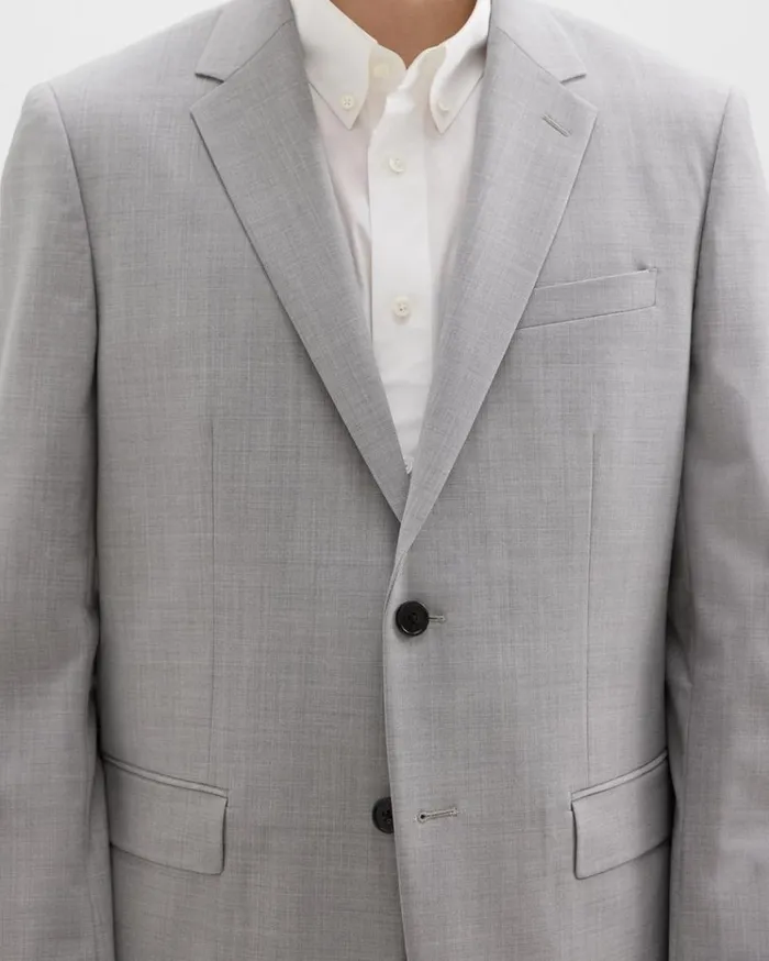 Theory Chambers Blazer In Stretch Wool Vapor Melange Men Blazers Jackets Theory Chambers Blazer In Stretch Wool Vapor Melange Men Blazers Jackets