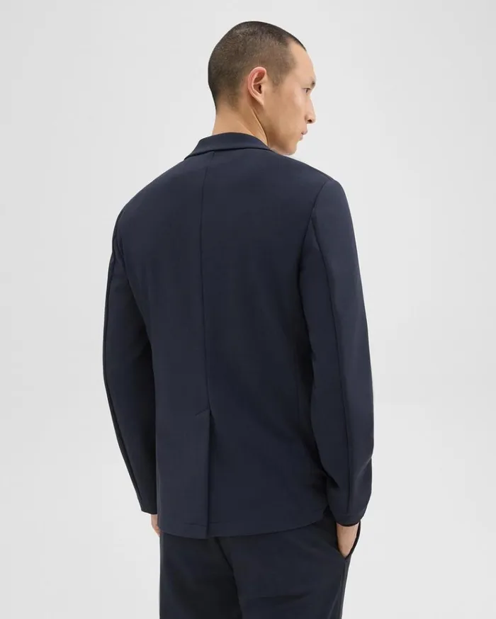 Theory Clinton Blazer In Precision Ponte Baltic Men Blazers Jackets Theory Clinton Blazer In Precision Ponte Baltic Men Blazers Jackets