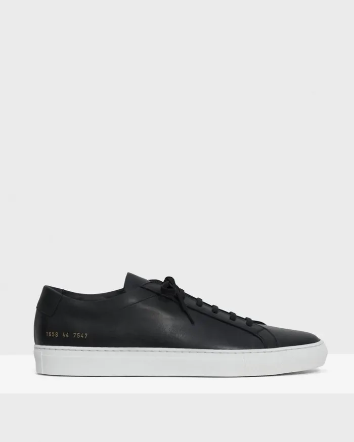 Theory Common Projects Mens Original Achilles Sneakers Black Men Shoes Theory Common Projects Mens Original Achilles Sneakers Black Men Shoes