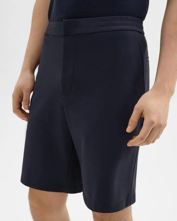 Theory Curtis 9 Drawstring Short In Precision Ponte Baltic Men Shorts Theory Curtis 9 Drawstring Short In Precision Ponte Baltic Men Shorts