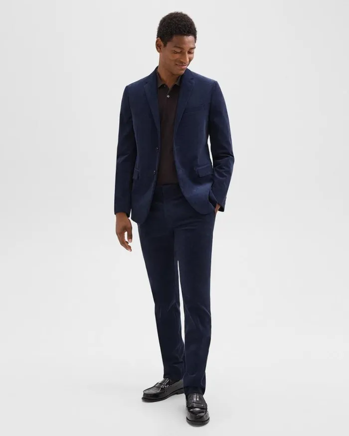 Theory Morton Blazer In Stretch Corduroy Baltic Men Blazers Jackets Theory Morton Blazer In Stretch Corduroy Baltic Men Blazers Jackets