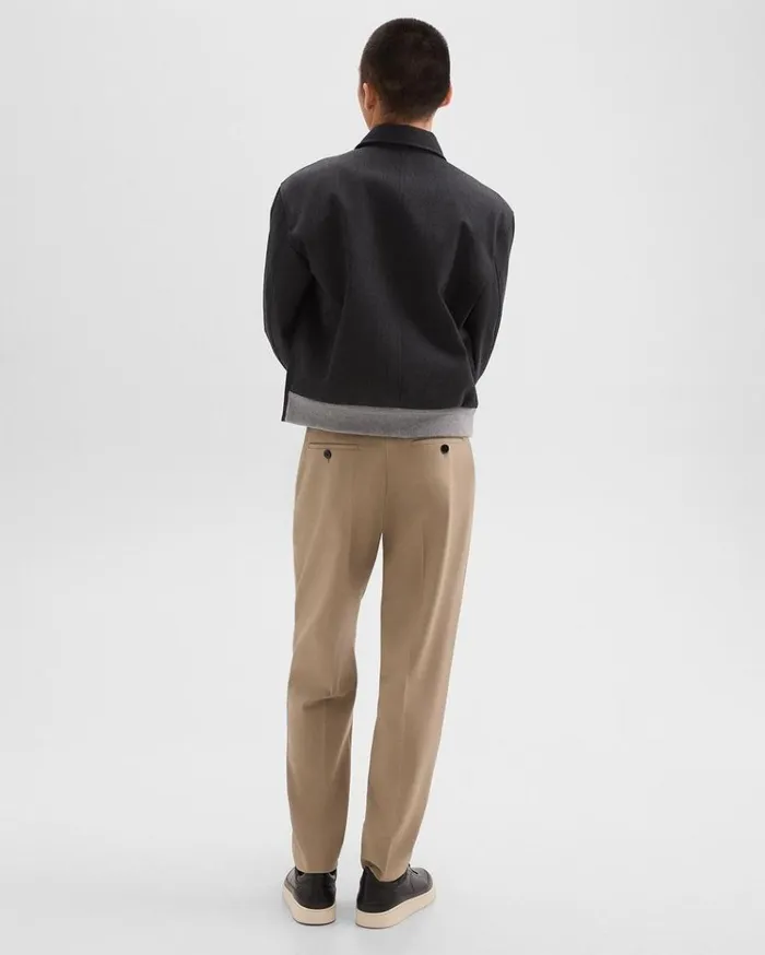 Theory Relaxed Pant In Wool Gabardine Barley Men Pants