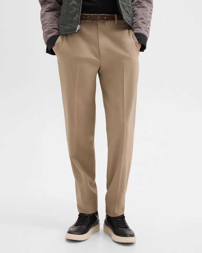 Theory Relaxed Pant In Wool Gabardine Barley Men Pants
