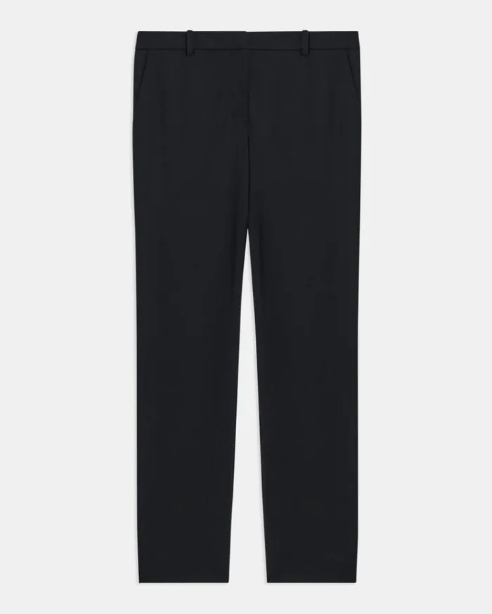 Theory Treeca Pant In Precision Ponte Black Women Pants Theory Treeca Pant In Precision Ponte Black Women Pants