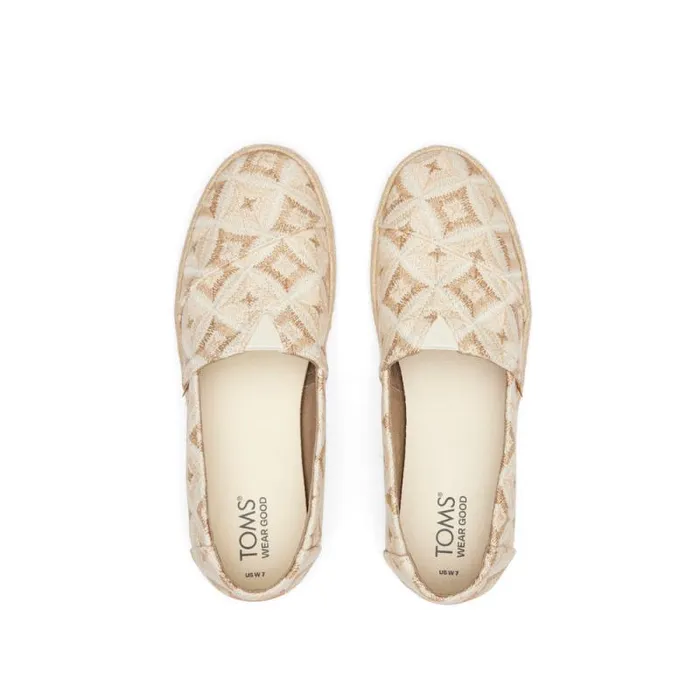 Toms Alpargatas Alpargata Rope 20 Espadrille Geometric Natural 8211 Women Toms Alpargatas Alpargata Rope 20 Espadrille Geometric Natural 8211 Women