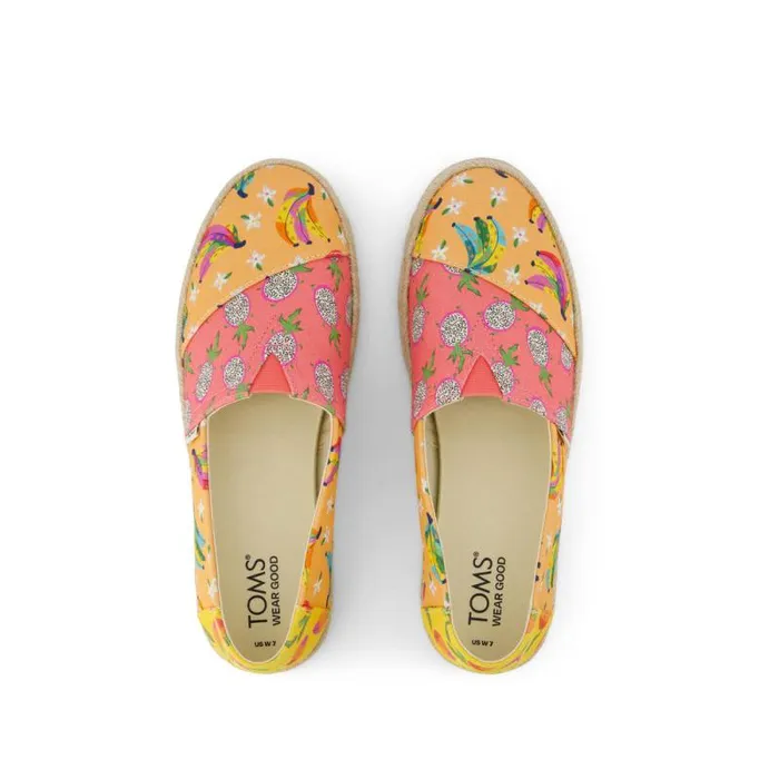 Toms Alpargatas Alpargata Rope 20 Espadrille Summer Fruits 8211 Women Toms Alpargatas Alpargata Rope 20 Espadrille Summer Fruits 8211 Women