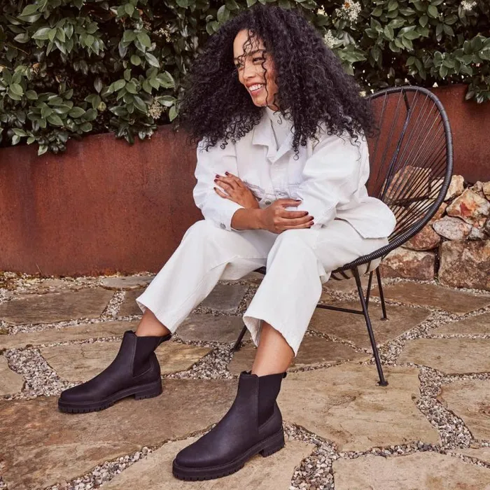 Toms Boots and Booties Bennet Boot Water Resistant All Black Nubuck Leather 8211 Women Toms Boots and Booties Bennet Boot Water Resistant All Black Nubuck Leather 8211 Women