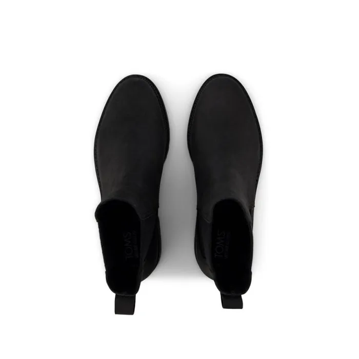Toms Boots and Booties Bennet Boot Water Resistant All Black Nubuck Leather 8211 Women Toms Boots and Booties Bennet Boot Water Resistant All Black Nubuck Leather 8211 Women