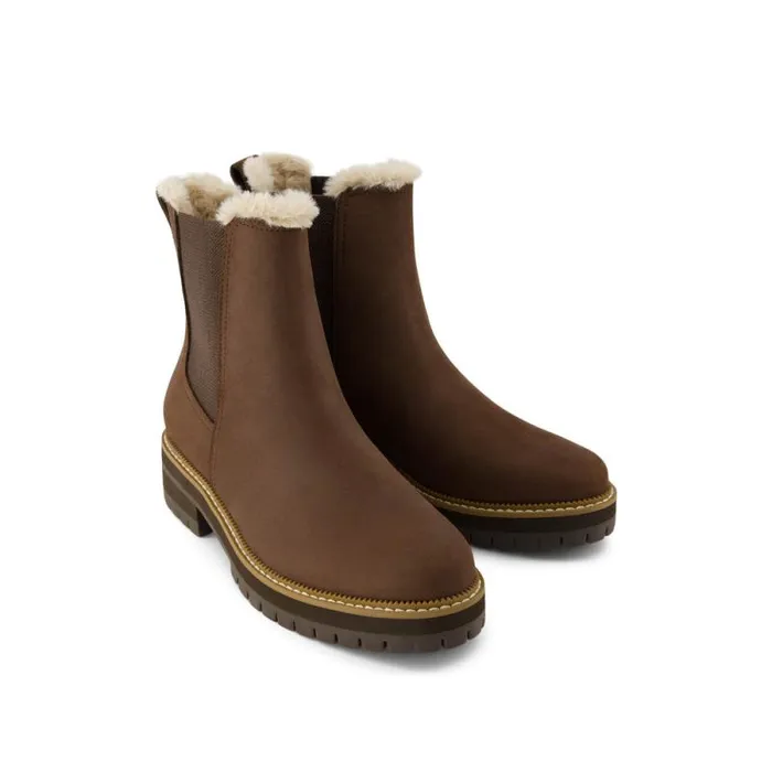 Toms Boots and Booties Bennet Boot Water Resistant Oak Brown Nubuck Leather Faux Fur 8211 Women Toms Boots and Booties Bennet Boot Water Resistant Oak Brown Nubuck Leather Faux Fur 8211 Women