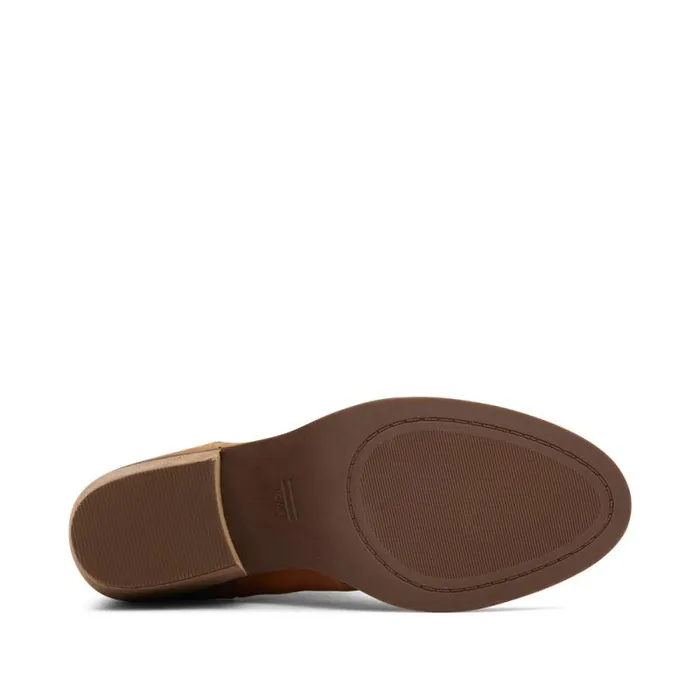 Toms Boots and Booties Everly Heeled Boot Tan Leather 8211 Women Toms Boots and Booties Everly Heeled Boot Tan Leather 8211 Women