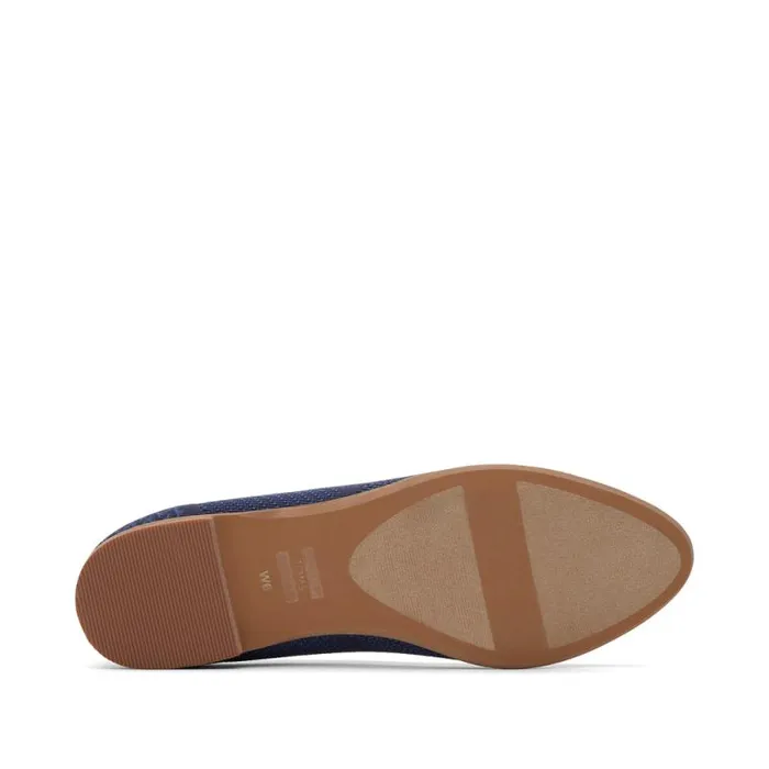 Toms Flats and Loafers Jutti Neat Flat Navy Knit 8211 Women Toms Flats and Loafers Jutti Neat Flat Navy Knit 8211 Women