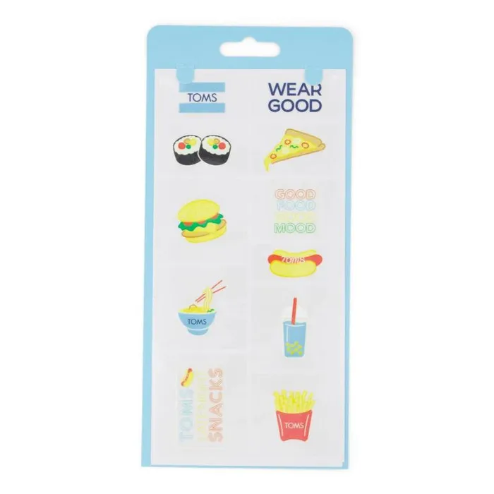 Toms Shoe Tattoos TOMS Shoe Tattoos 2 Pack Glow In The Dark Food Snacks 8211 Gear Toms Shoe Tattoos TOMS Shoe Tattoos 2 Pack Glow In The Dark Food Snacks 8211 Gear