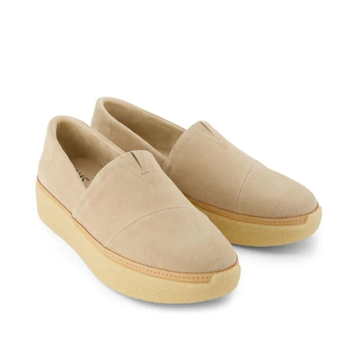 Toms Slip Ons Adelaide Espadrille Natural Suede 8211 Women Toms Slip Ons Adelaide Espadrille Natural Suede 8211 Women