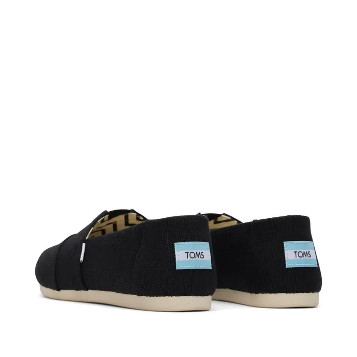 Toms Slip Ons Alpargata Black Heritage Canvas 8211 Women Toms Slip Ons Alpargata Black Heritage Canvas 8211 Women