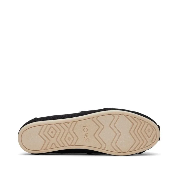 Toms Slip Ons Alpargata Black Heritage Canvas 8211 Women Toms Slip Ons Alpargata Black Heritage Canvas 8211 Women