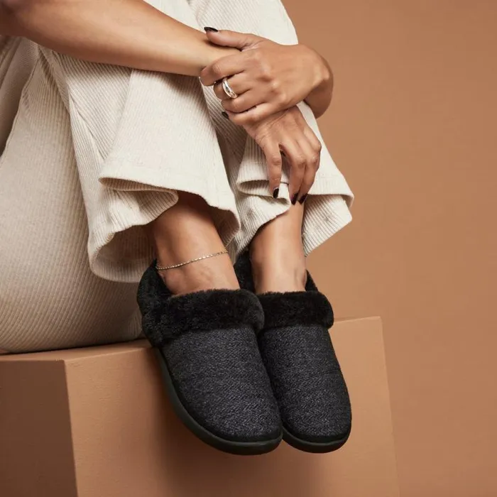Toms Slippers Oslo Convertible Slipper Black Cozy Herringbone 8211 Women Toms Slippers Oslo Convertible Slipper Black Cozy Herringbone 8211 Women