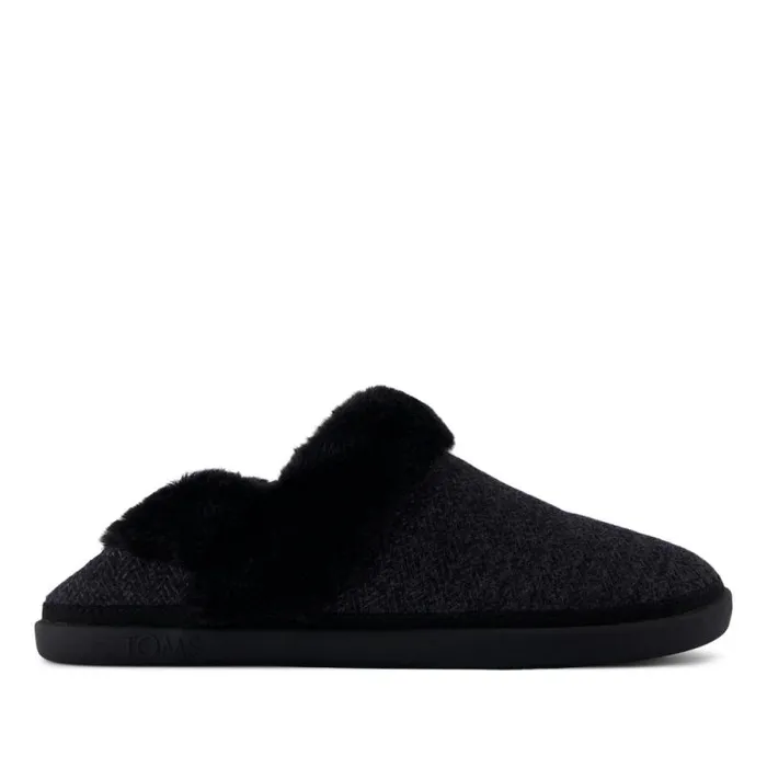 Toms Slippers Oslo Convertible Slipper Black Cozy Herringbone 8211 Women Toms Slippers Oslo Convertible Slipper Black Cozy Herringbone 8211 Women