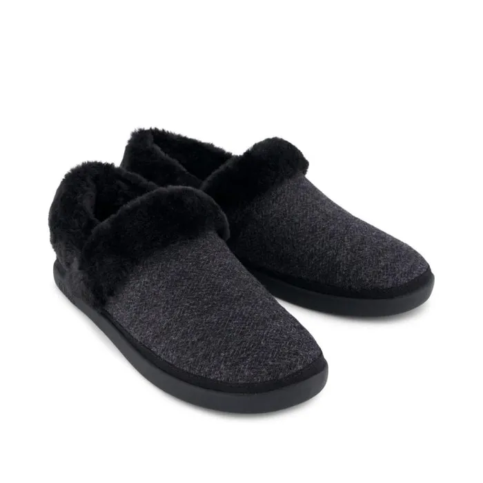 Toms Slippers Oslo Convertible Slipper Black Cozy Herringbone 8211 Women Toms Slippers Oslo Convertible Slipper Black Cozy Herringbone 8211 Women