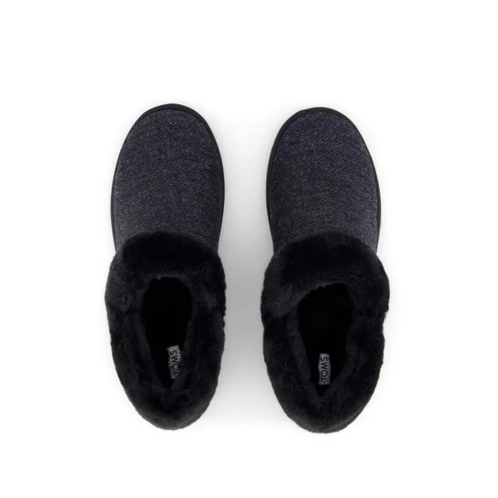 Toms Slippers Oslo Convertible Slipper Black Cozy Herringbone 8211 Women Toms Slippers Oslo Convertible Slipper Black Cozy Herringbone 8211 Women