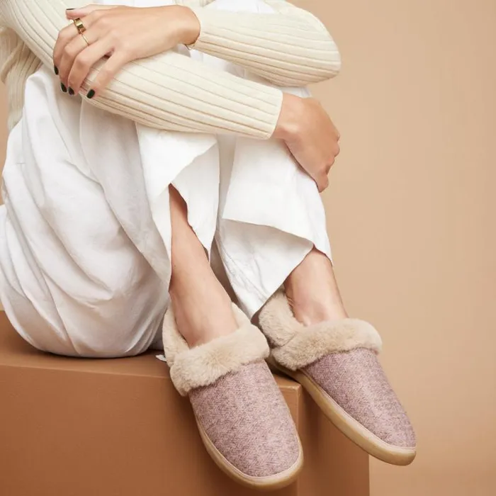 Toms Slippers Oslo Convertible Slipper Vintage Pink Cozy Herringbone 8211 Women Toms Slippers Oslo Convertible Slipper Vintage Pink Cozy Herringbone 8211 Women