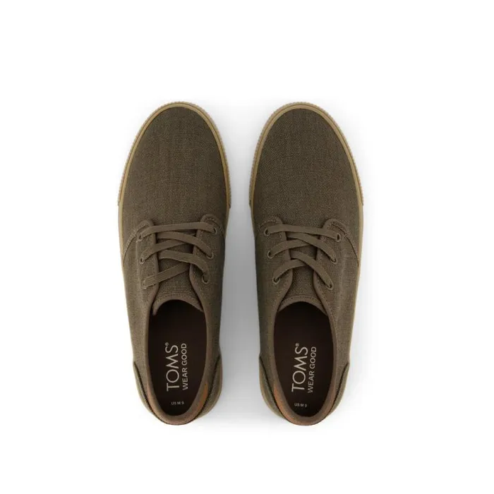 Toms Sneakers Carlo LaceUp Sneaker Canteen Green 8211 Men Toms Sneakers Carlo LaceUp Sneaker Canteen Green 8211 Men