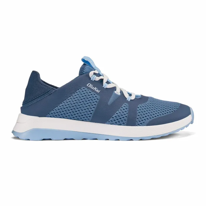 Trainers Women Olukai Huia Athleisure Shoes 8211 Vintage Blue Sea Ice