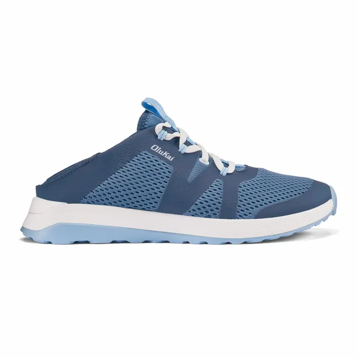 Trainers Women Olukai Huia Athleisure Shoes 8211 Vintage Blue Sea Ice