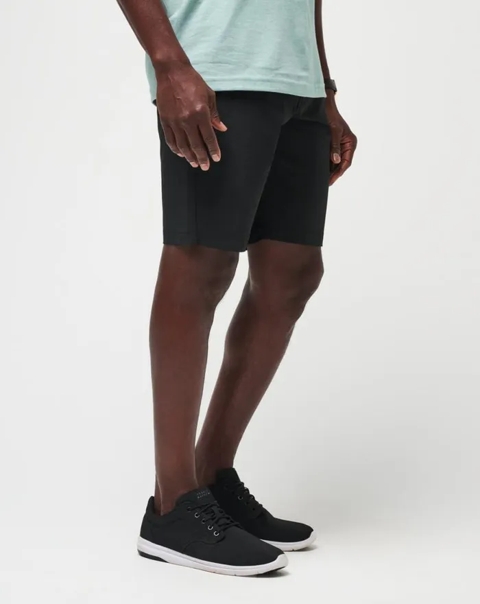 TravisMathew BECK SHORT 95IN Black Men Shorts TravisMathew BECK SHORT 95IN Black Men Shorts