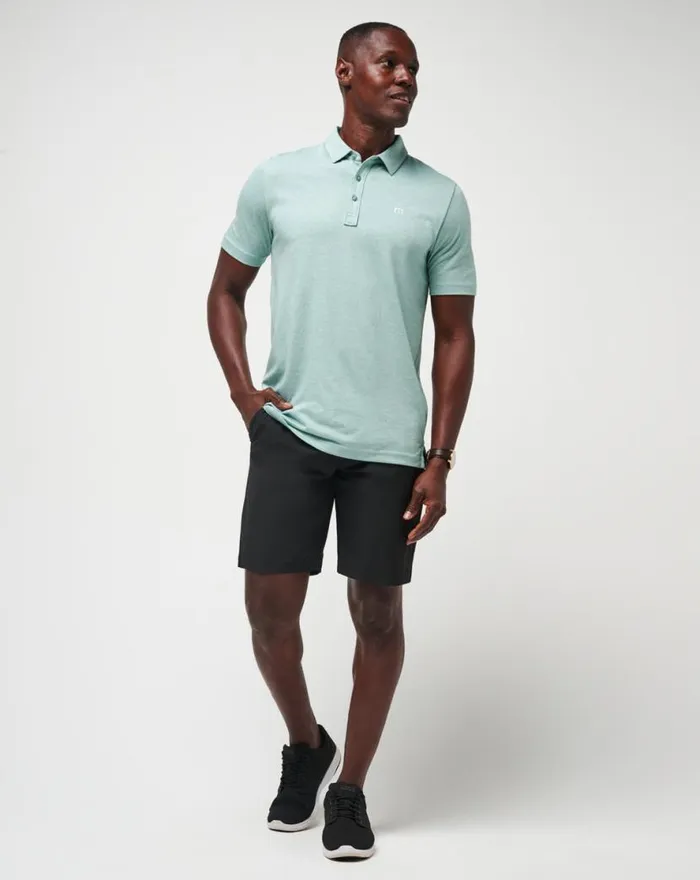 TravisMathew BECK SHORT 95IN Black Men Shorts TravisMathew BECK SHORT 95IN Black Men Shorts