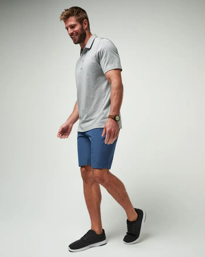 TravisMathew BECK SHORT 95IN Vintage Indigo Men Shorts TravisMathew BECK SHORT 95IN Vintage Indigo Men Shorts