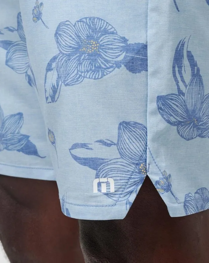 TravisMathew LULL IN THE ACTION BOARDSHORT Heather Dream Blue Men Boardshorts TravisMathew LULL IN THE ACTION BOARDSHORT Heather Dream Blue Men Boardshorts
