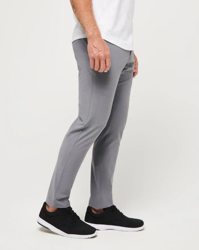 TravisMathew OPEN TO CLOSE TECH CHINO PANT Heather Quiet Shade Men Pants TravisMathew OPEN TO CLOSE TECH CHINO PANT Heather Quiet Shade Men Pants