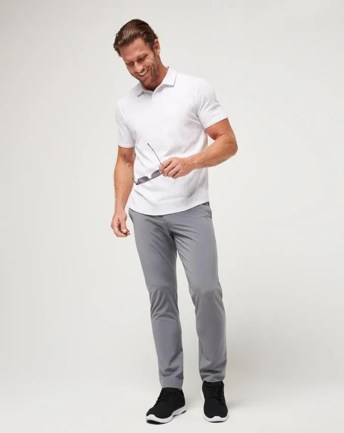 TravisMathew OPEN TO CLOSE TECH CHINO PANT Heather Quiet Shade Men Pants TravisMathew OPEN TO CLOSE TECH CHINO PANT Heather Quiet Shade Men Pants