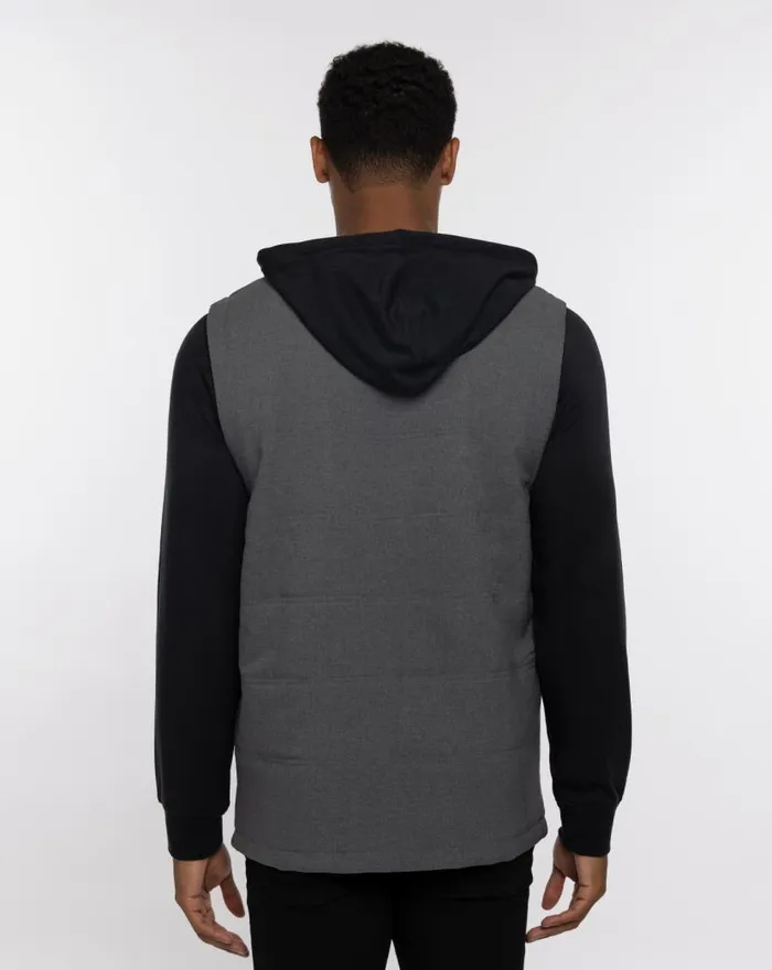 TravisMathew SCAVENGER FULL ZIP HOODIE Heather Dark Grey Men Jackets TravisMathew SCAVENGER FULL ZIP HOODIE Heather Dark Grey Men Jackets