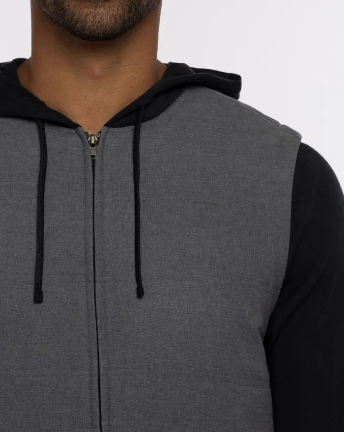 TravisMathew SCAVENGER FULL ZIP HOODIE Heather Dark Grey Men Jackets TravisMathew SCAVENGER FULL ZIP HOODIE Heather Dark Grey Men Jackets