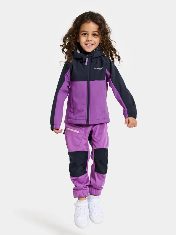Troel Kids039 Jacket Tulip Purple Kids Didriksons Spring Jackets