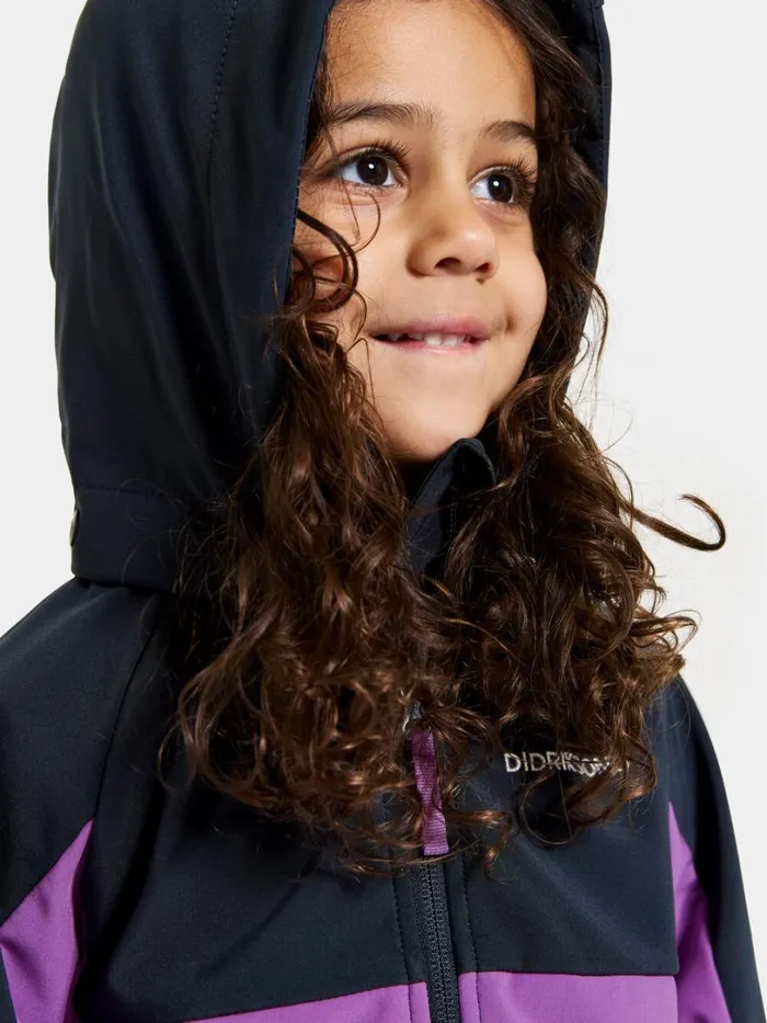 Troel Kids039 Jacket Tulip Purple Kids Didriksons Spring Jackets